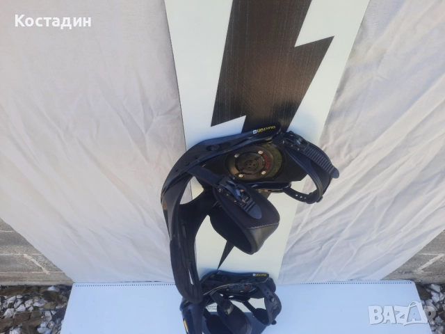 Сноуборд 158см. BURTON CUSTOM EXPERIENCE WIDE  CAMBER с автомати, снимка 4 - Зимни спортове - 52567272