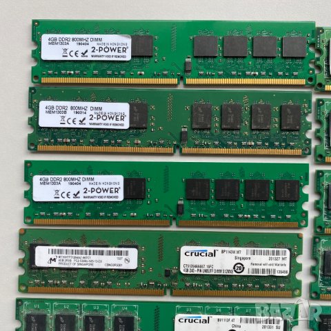 Рам памет за настолен компютър/сървър 4GB DDR2 667 800Mhz, снимка 2 - RAM памет - 36887642