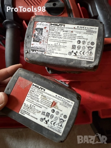 Hilti TE 6-A22 2x5,2Ah , снимка 5 - Перфоратори - 55517813