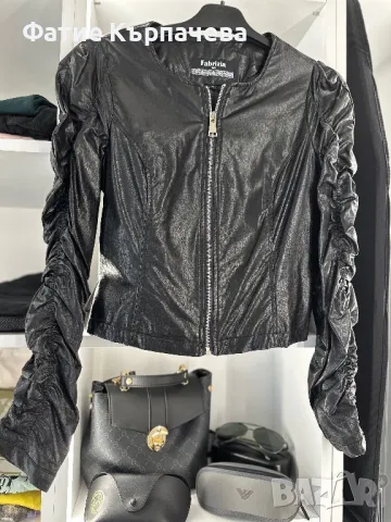 Черно яке  Fabrizia , снимка 3 - Якета - 47340202