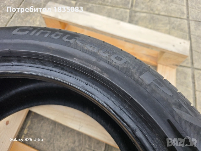 1бр. лятна гума 245/45/17 Pirelli, снимка 5 - Гуми и джанти - 53880421