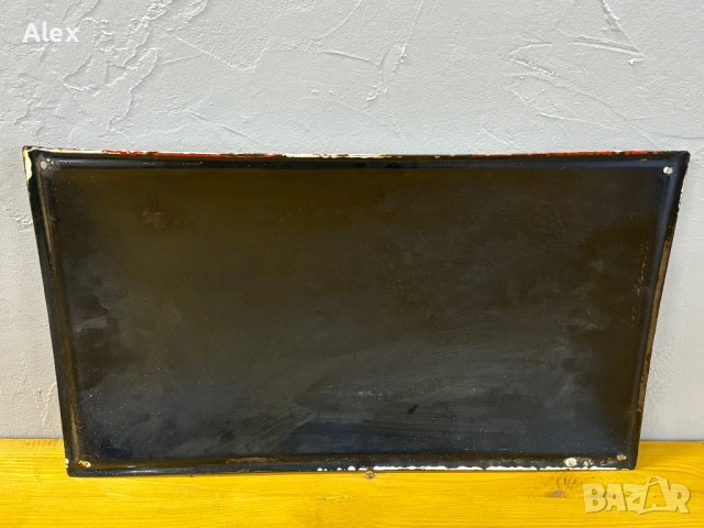 Емайлирана табела, снимка 3 - Антикварни и старинни предмети - 53165777