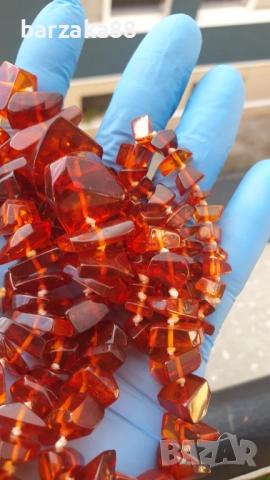 Голям кехлибарен гердан 60 грама, снимка 7 - Колиета, медальони, синджири - 52208271