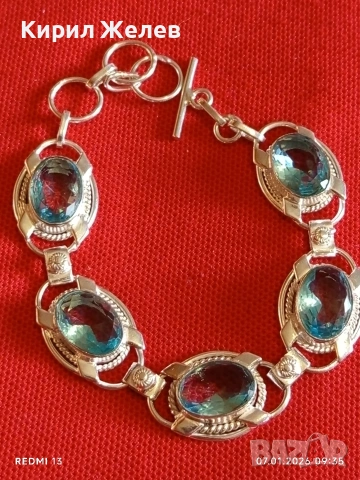 Ръчно изработена сребърна гривна Giannitiko ювелирно Арт бижу 52513, снимка 10 - Гривни - 53015760