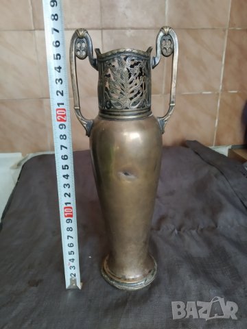 стара ваза арт деко WMF, снимка 2 - Антикварни и старинни предмети - 34101226