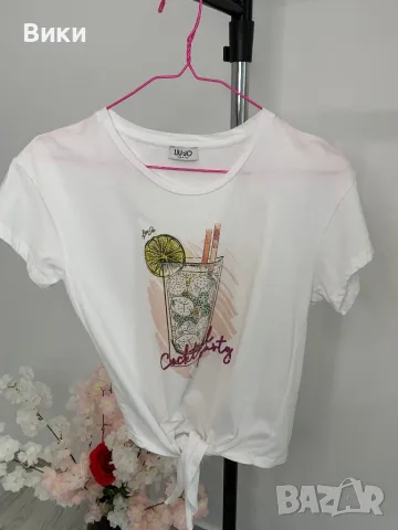 Тениска Liu Jo размер XS-S, снимка 6 - Тениски - 49692989