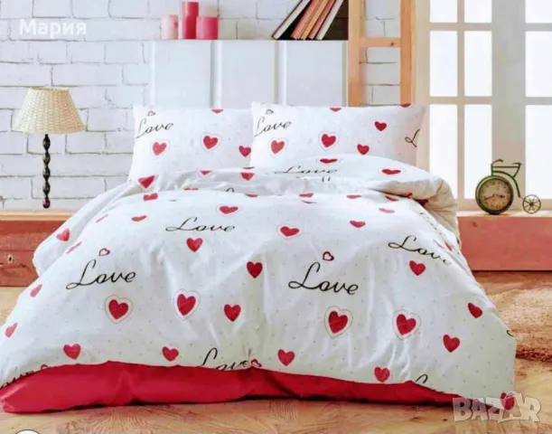 Спален комплект Love в бяло
