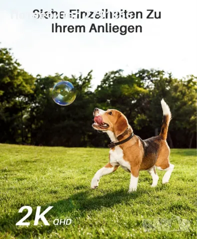 Безжична 2K система 2 камери WUUK външна употреба,240 дни заряд на батерия,32GB локално хранилище, снимка 9 - Комплекти за видеонаблюдение - 50086564