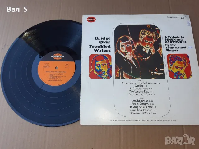 Грамофонна плоча SIMON AND GARFUNKEL - ТОNY MANSELL, снимка 4 - Грамофонни плочи - 55992381