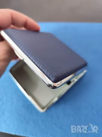 Нова тъмносиня табакера 80mm, снимка 3 - Табакери - 48957936