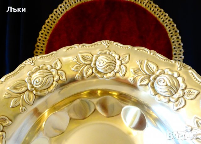 Старинна английска фруктиера,рози,релеф. , снимка 6 - Антикварни и старинни предмети - 35649174