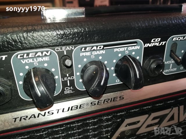 PEAVEY RAGE158 TRANS TUBE-УСИЛВАТЕЛ-КУБЕ ВНОС SWISS 2202241557, снимка 7 - Ресийвъри, усилватели, смесителни пултове - 44418809