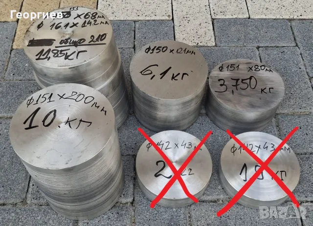 Алуминий за фланци AL2016/2017, снимка 3 - Части - 55338911