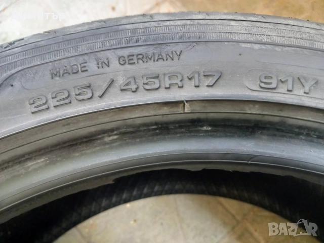 4 бр. летни 225/45 R17 91Y, снимка 3 - Гуми и джанти - 54256310