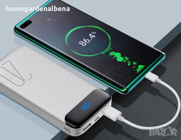 Външна батерия KLGO – 10000mAh / 20000mAh, универсална power bank