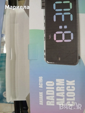FM радио будилник / Дигитален часовник / LED дисплей с димер 0-100%, снимка 2 - Друга електроника - 48879480