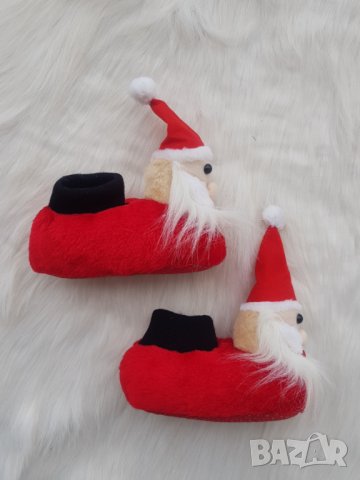 Коледни пантофи №24, снимка 2 - Детски пантофи - 38900481