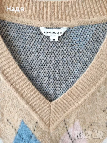 Дамски пуловер без ръкави Clockhouse, снимка 3 - Блузи с дълъг ръкав и пуловери - 49162272