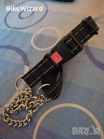 CollarDirect Светлоотразителен нашийник за кучета L, размер на врата 17 -22, черен НОВ, снимка 2 - За кучета - 42764987