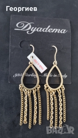 Тежки сребърни синджири с проба 925.Позлатени сребърни обеци., снимка 7 - Колиета, медальони, синджири - 6152599