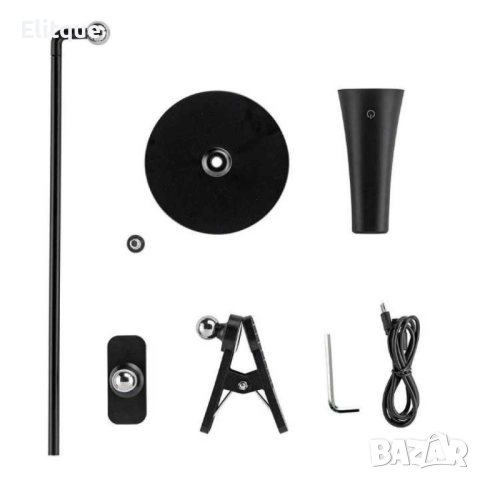 LED магнитна лампа Flexy, 3v1, 3W, 4000К, Бяла, черна, снимка 7 - Други - 52853740