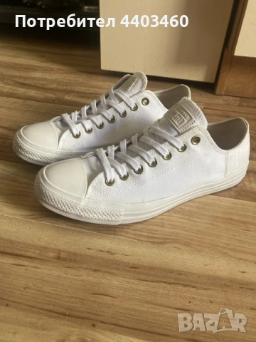 бели кецове Converse Chuck Taylor All Star, снимка 2 - Кецове - 55992559