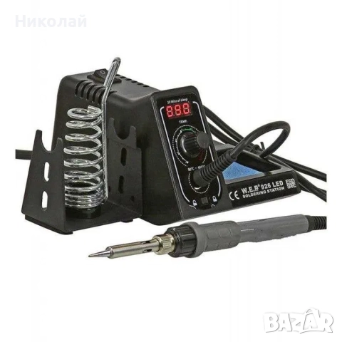 Станция за запояване WEP 926 LED, поялник, цифров дисплей, снимка 2 - Друга електроника - 52334634