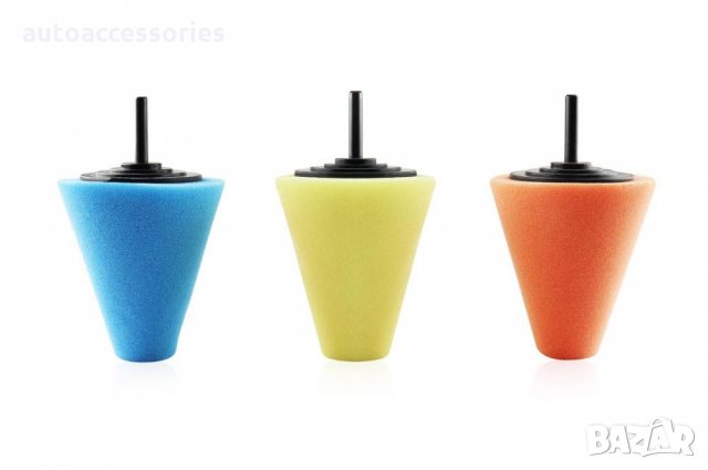 3000052505 Гъби за полиране на джанти и други трудно достъпни места 3бр, снимка 2 - Аксесоари и консумативи - 33721004