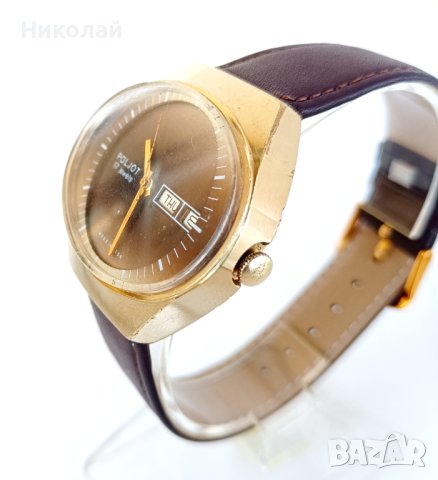 Poljot cal. 2628H 17 j (стадион) - руски механичен часовник , снимка 4 - Мъжки - 42179380