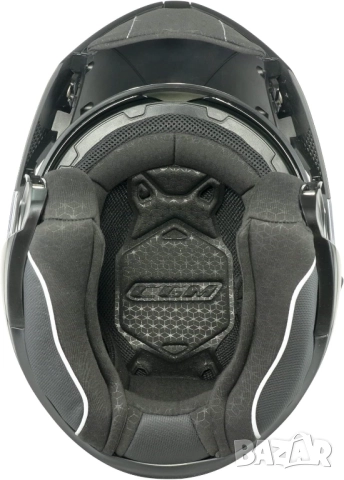 Модуларна Мото Каска - CGM 569A C-MAX MONO, Бяла, Размер L(59–60 см), ECE-R 22.06, с 2 Визьора!, снимка 4 - Други - 52124190