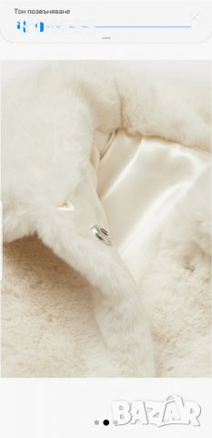 Красиво пухено палтенце , снимка 5 - Бебешки якета и елеци - 30432086