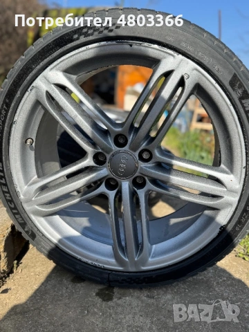 Лети джанти audi Speedline 19’ + летни гуми michelin pilot sport 5, снимка 6 - Гуми и джанти - 54261840