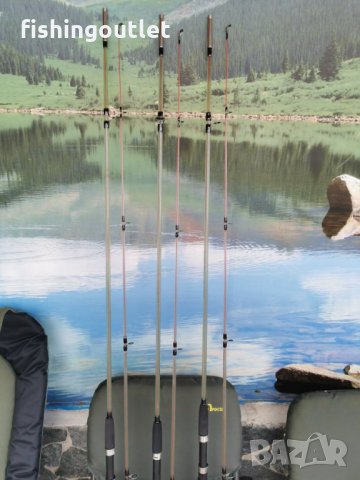 Плътна двуколенна въдица за сом и шаран с макара и влакно, снимка 11 - Въдици - 34399401