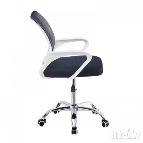 Ергономичен офис стол с мека седалка BZJM-FC-0071WH, снимка 3 - Столове - 39822202