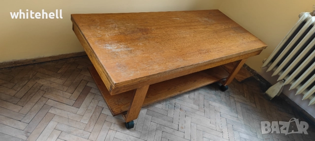 Ретро Масивна Дървена Холна Маса