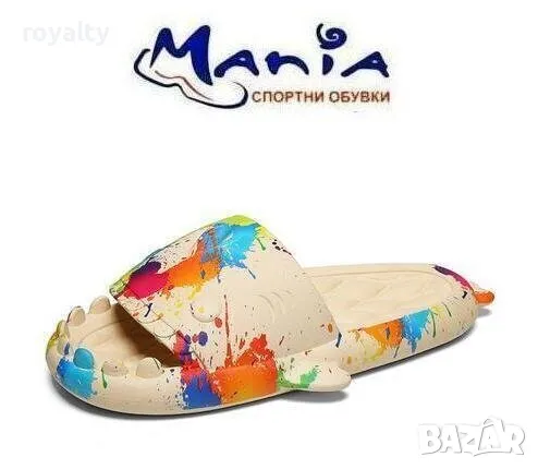 Дамски чехли във формата на акула Различни цветове , снимка 3 - Чехли - 49960006