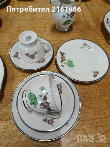 Датски порцеланов сервиз с история, снимка 8 - Сервизи - 52622576