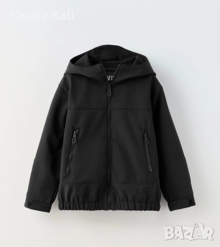 Zara непромокаемо яке черно 