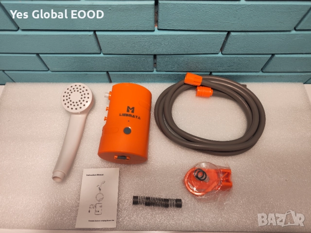 LIEBMAYA преносим къмпинг душ 12V с помпа и батерия 4400mAh, снимка 11 - Друга електроника - 52421918
