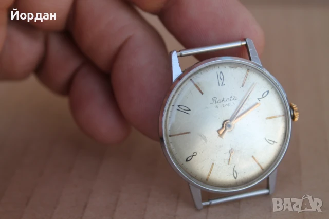 СССР часовник ''Ракета'' /16 камъка/, снимка 7 - Мъжки - 50874858