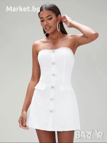 Дамска модерна рокля, снимка 2 - Рокли - 54101847