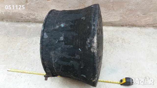 отличен възрожденски кован казан, бакър съд за варене на курбани 40 литра, снимка 13 - Антикварни и старинни предмети - 38365271