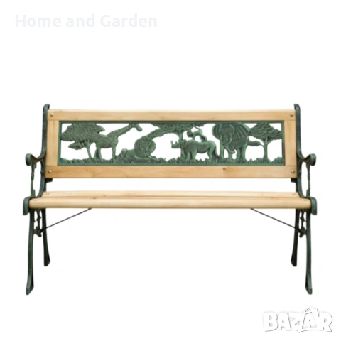 Градинска пейка за деца 82x39x50 см - здрава, безопасна и стилна, снимка 5 - Градински мебели, декорация  - 54027556