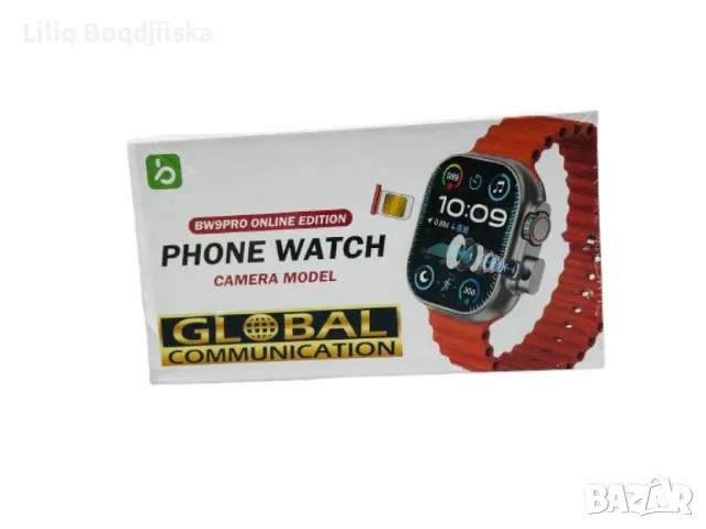 Смарт часовник-телефон с камера BW9PRO Online Edition, снимка 1