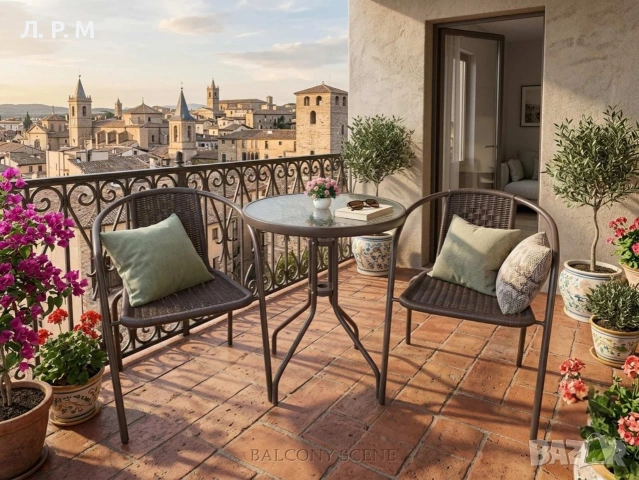 Градински комплект 2 стола с маса