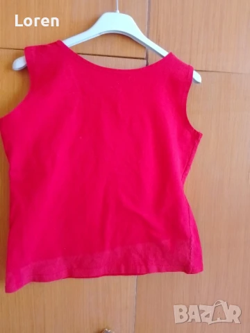 Подарявам червен топ, снимка 3 - Корсети, бюстиета, топове - 51316795