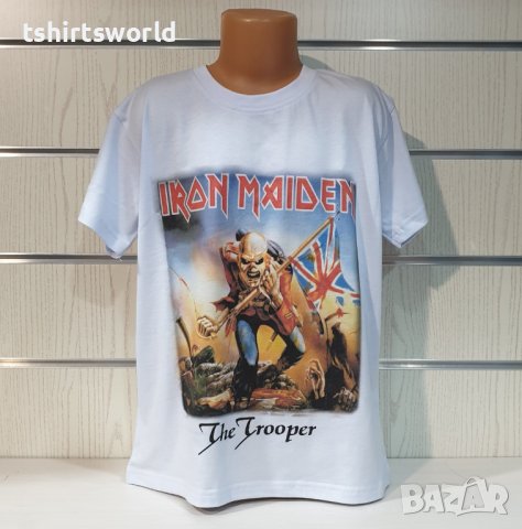 Нова детска тениска на музикалната група Iron Maiden - The Trooper, снимка 6 - Детски тениски и потници - 37176890