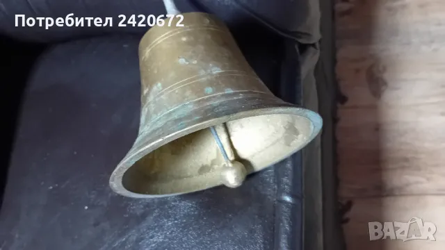 огромна  бронзова  камбана или чан, снимка 3 - Антикварни и старинни предмети - 49426354