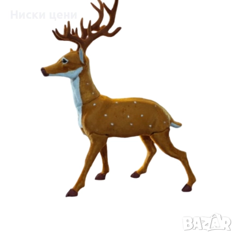 Елегантен коледен елен – перфектната празнична декорация, снимка 3 - Декорация за дома - 52643428