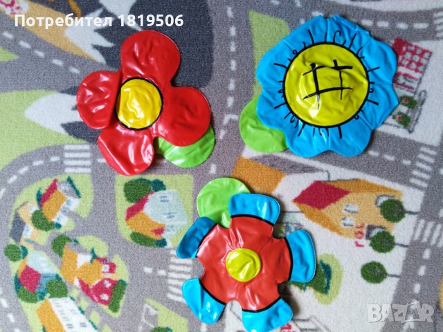 Детски надуваем басейн 95х95х100+играчки за пясак, снимка 5 - Надуваеми играчки - 36856983